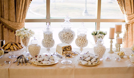 Are you doing a candy buffet wedding Candy